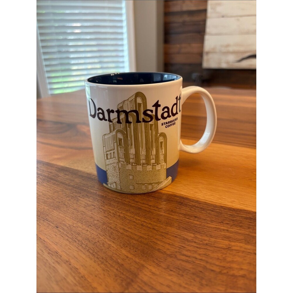 Starbucks Darmstadt Germany Global Icon Collection 16 ounce Coffee Mug